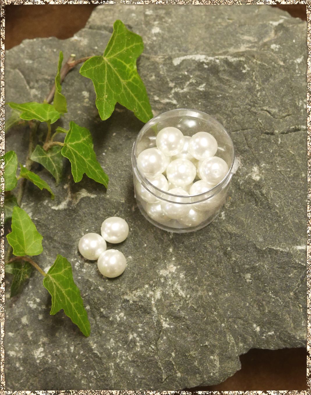Perlen weiß 12 mm